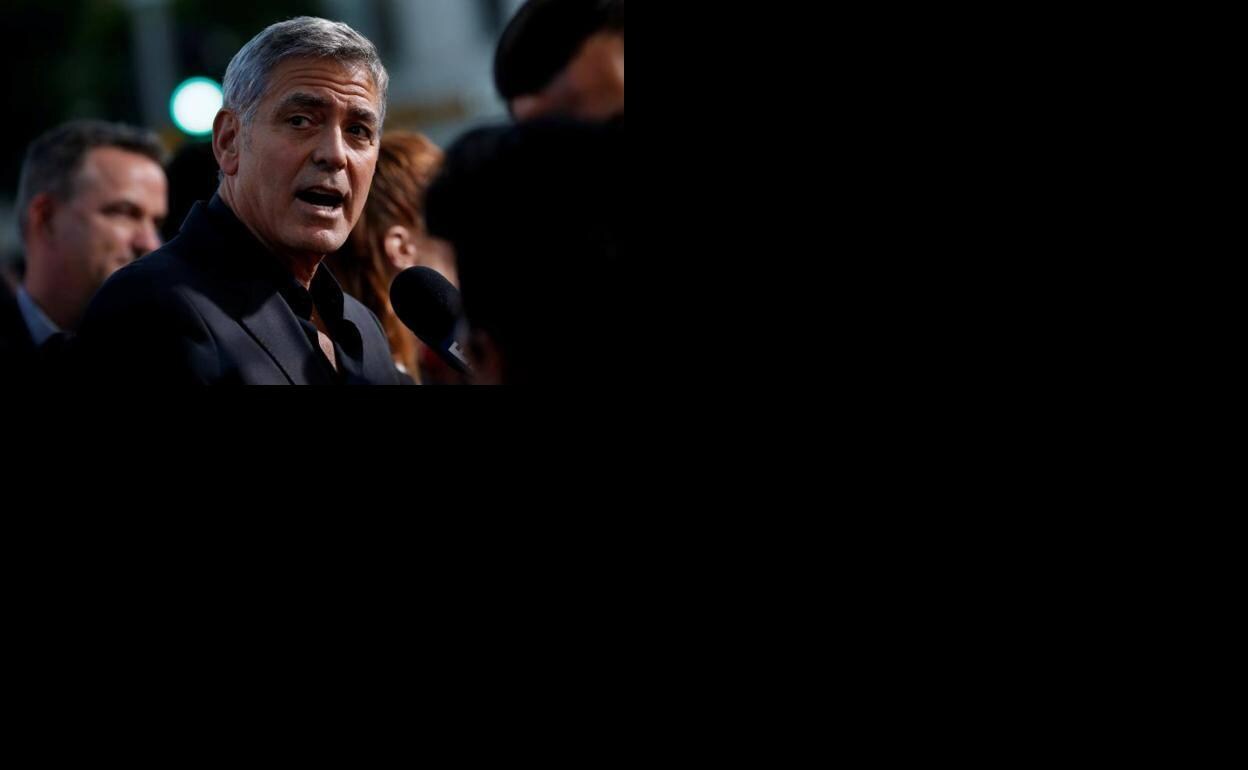El actor George Clooney. 
