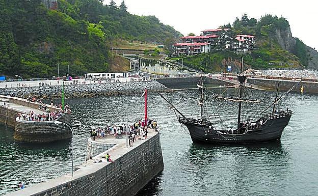 La primera réplica de la 'Victoria' se construyó en vísperas de la Expo de 1992