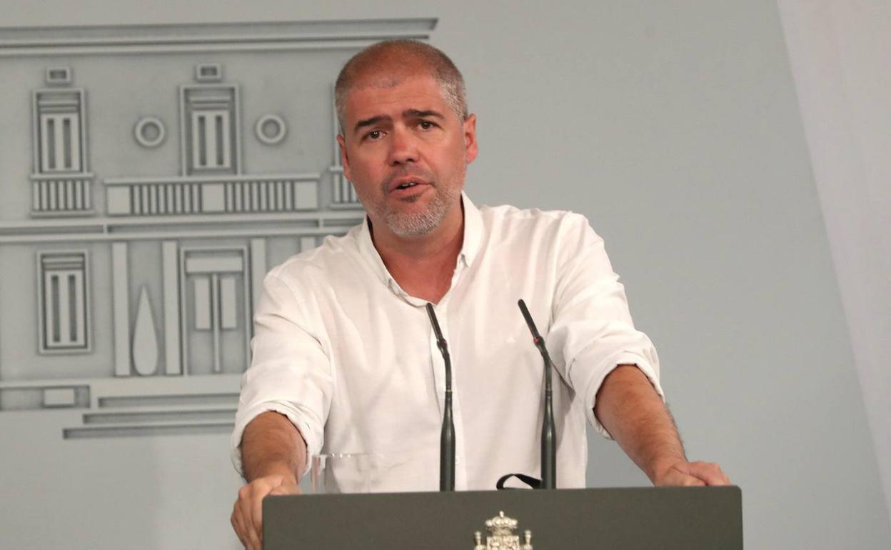 Unai Sordo, el jueves tras la reunión que mantuvo con Pedro Sánchez en la Moncloa.