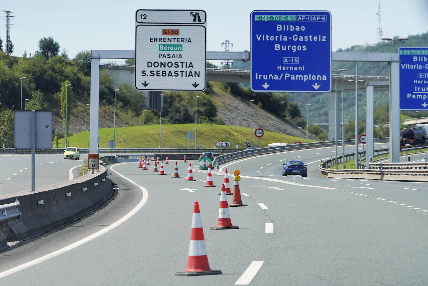 Fotos: Tranquilidad en las carreteras en la víspera de la cumbre del G-7