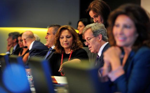 Junta de accionistas de El Corte Inglés presidida por Marta Álvarez.