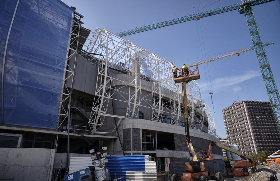 Fotos: Comienza la obra de tapado del fondo norte