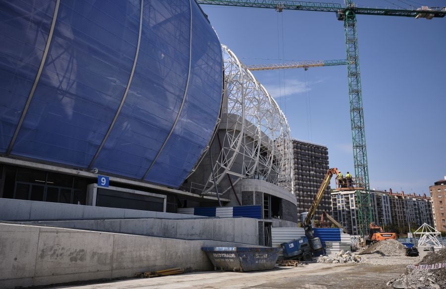 Fotos: Comienza la obra de tapado del fondo norte
