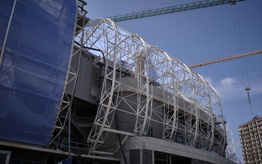 Fotos: Comienza la obra de tapado del fondo norte