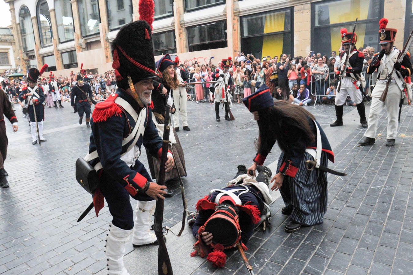Fotos: Donostia revive el 31 de agosto de 1813