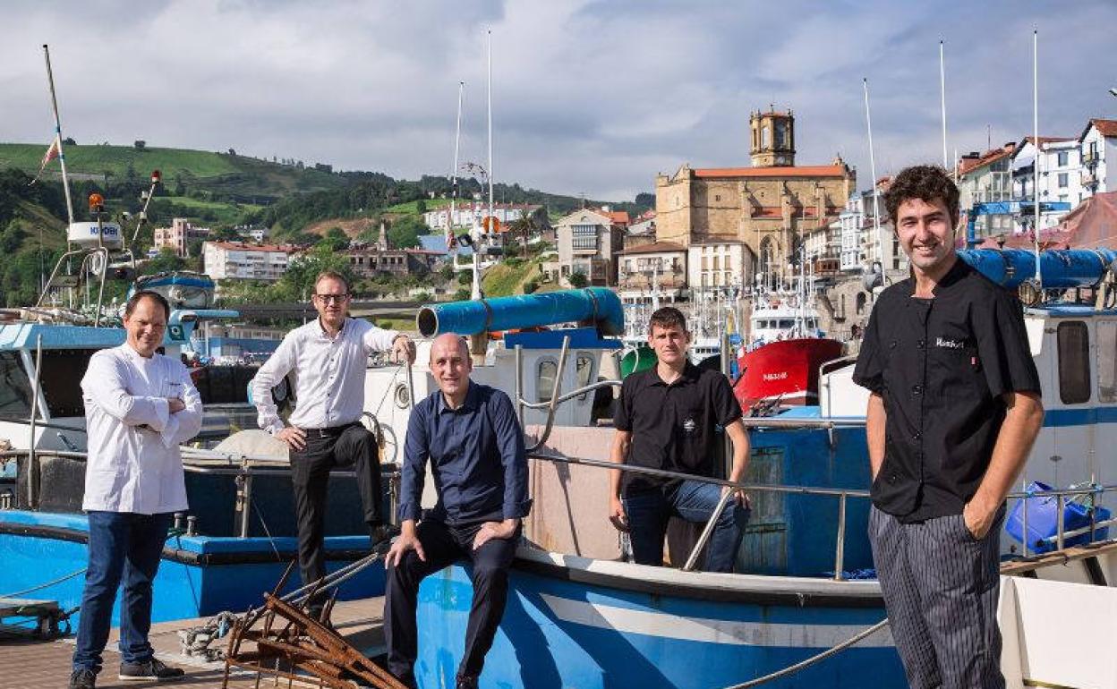 Miembros de la Asociación de la Culinaria Marítima de Getaria