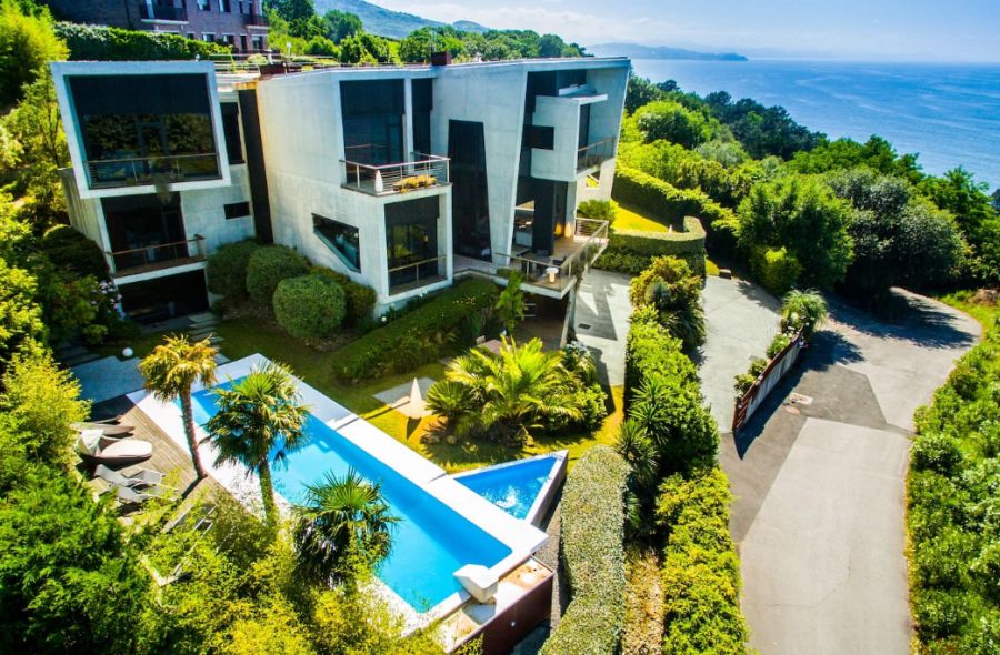 Vísta aérea de villa lanperna 