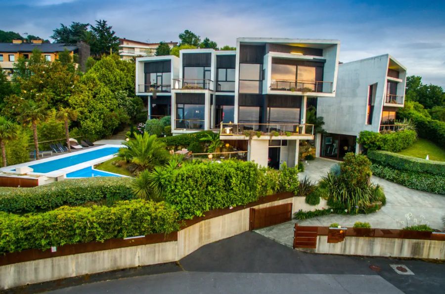 Vísta aérea de villa lanperna 