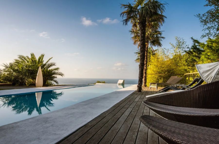 Vísta aérea de villa lanperna 