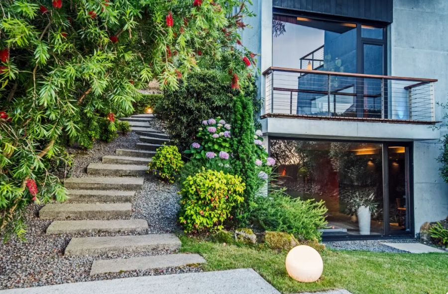 Vísta aérea de villa lanperna 