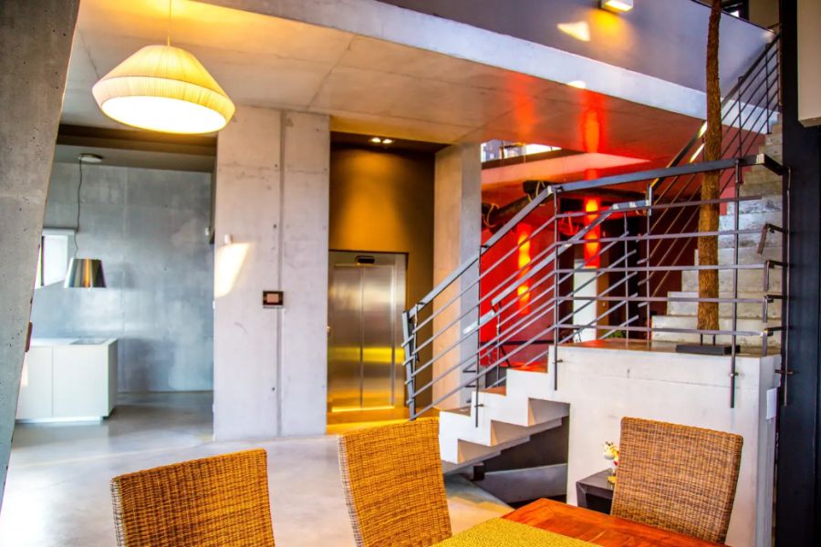 Vísta aérea de villa lanperna 