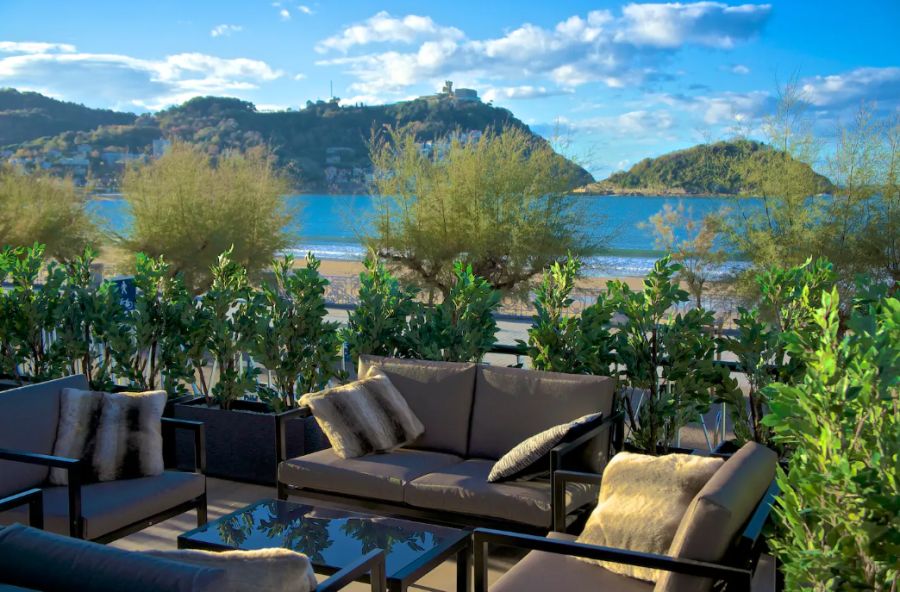 Vistas desde la magnífica terraza de este piso turístico