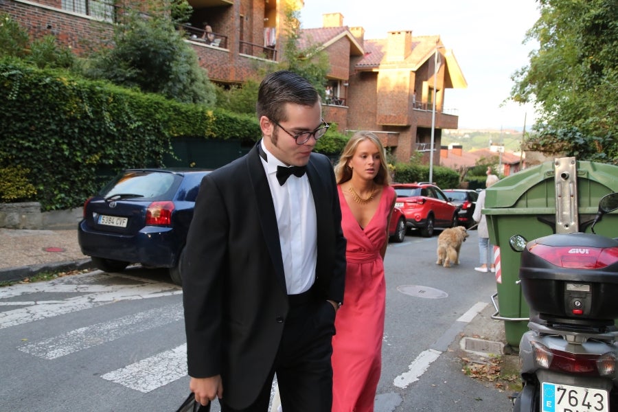 Puesta de largo de los nietos de la duquesa de Alba en el palacio de Arbaizenea. 