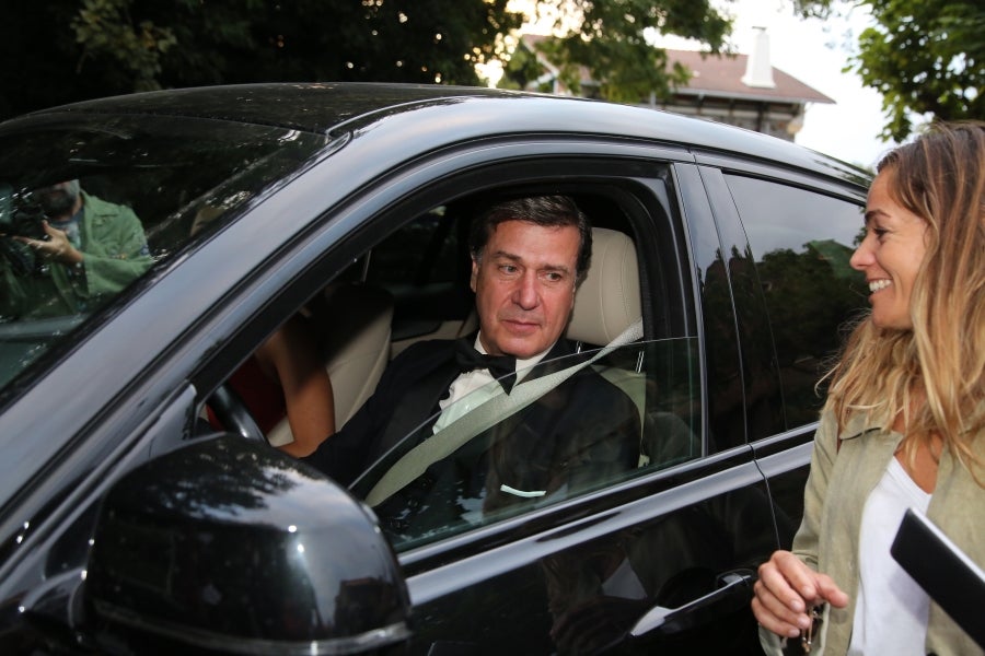 Puesta de largo de los nietos de la duquesa de Alba en el palacio de Arbaizenea. 