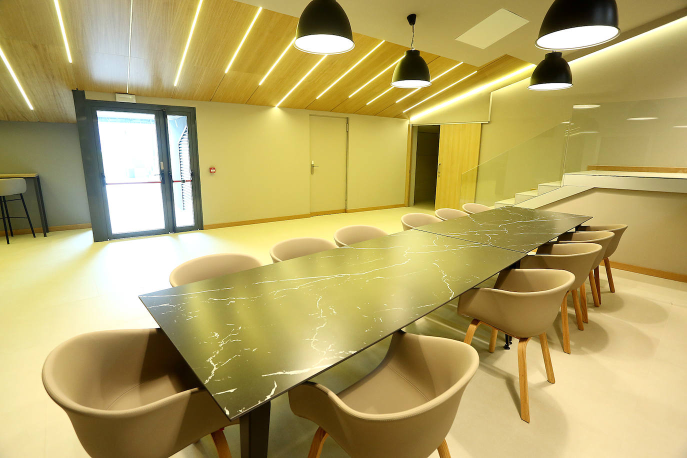 El estadio prácticamente está listo para acoger su estreno con todas las gradas completas en el Real Sociedad - Atlético de Madrid del próximo sábado 14