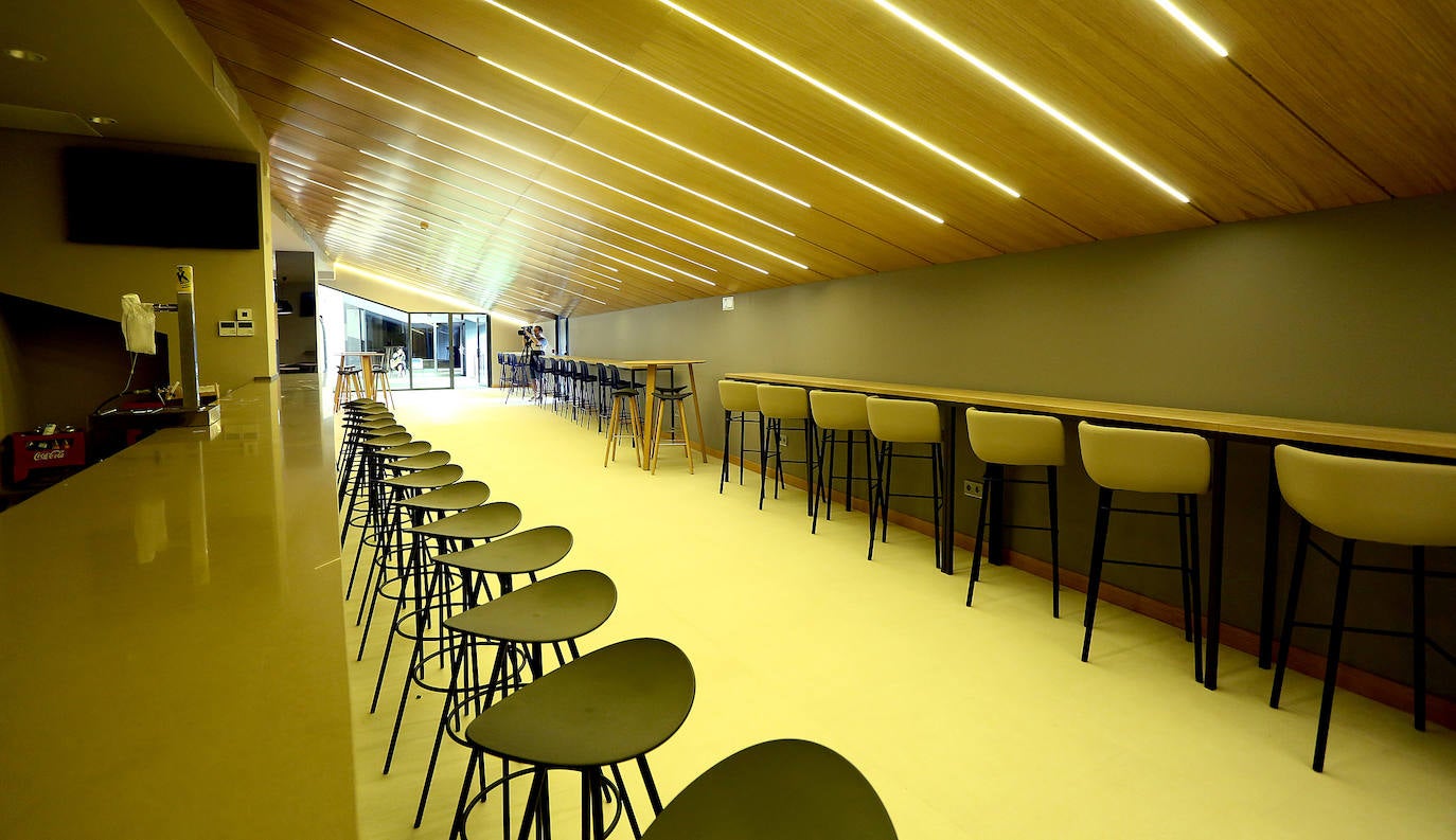 El estadio prácticamente está listo para acoger su estreno con todas las gradas completas en el Real Sociedad - Atlético de Madrid del próximo sábado 14