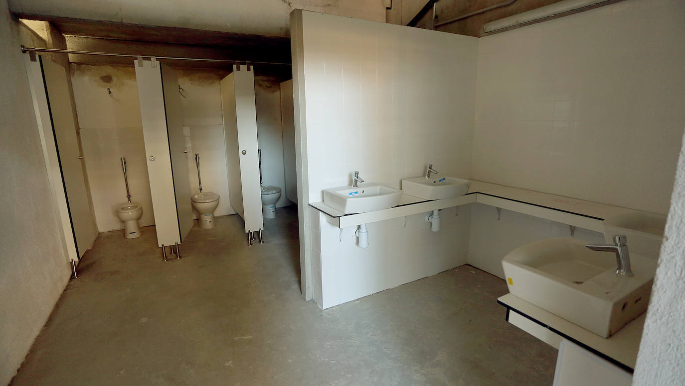 El estadio prácticamente está listo para acoger su estreno con todas las gradas completas en el Real Sociedad - Atlético de Madrid del próximo sábado 14