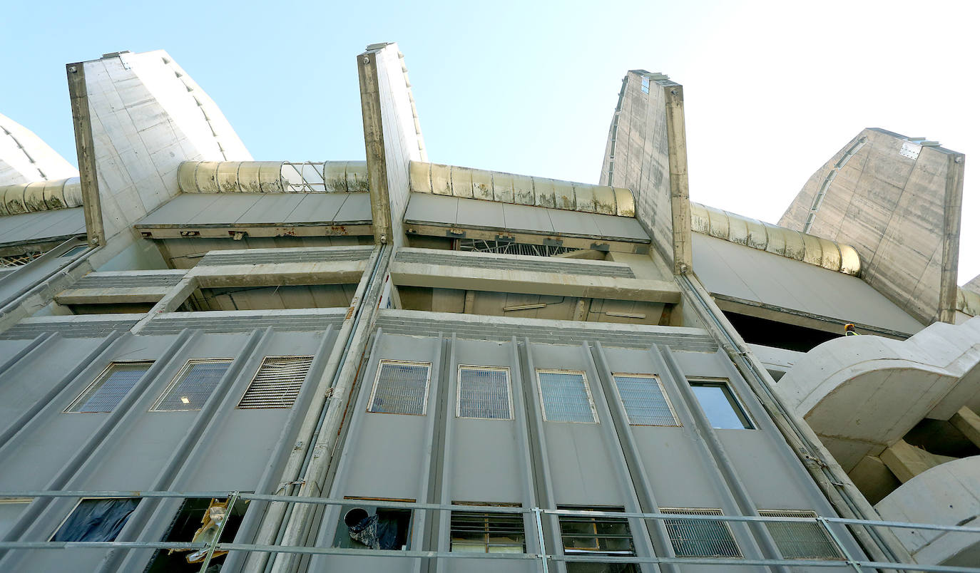 El estadio prácticamente está listo para acoger su estreno con todas las gradas completas en el Real Sociedad - Atlético de Madrid del próximo sábado 14