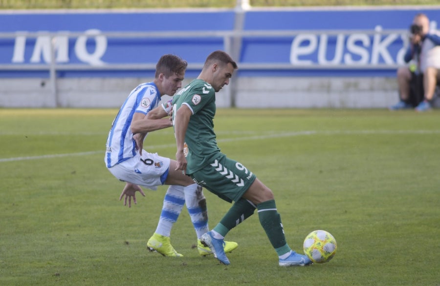 El filial realista logra un importante triunfo en Zubieta con un Garrido que resulta fundamental gracias a sus dos goles. 