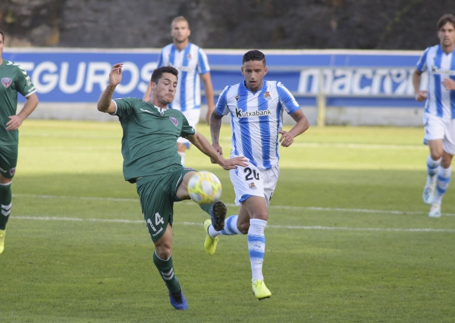 El filial realista logra un importante triunfo en Zubieta con un Garrido que resulta fundamental gracias a sus dos goles. 