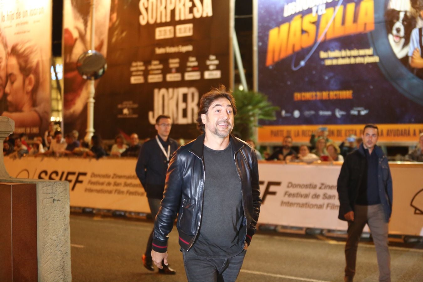 El actor Javier Bardem ha llegado este miércoles a San Sebastián para participar en la presente edición de Zinemaldia