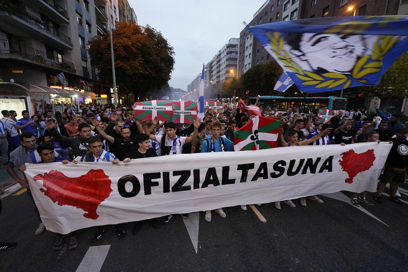 El Reale Arena es el escenario en el que se disputa el derbi vasco. 