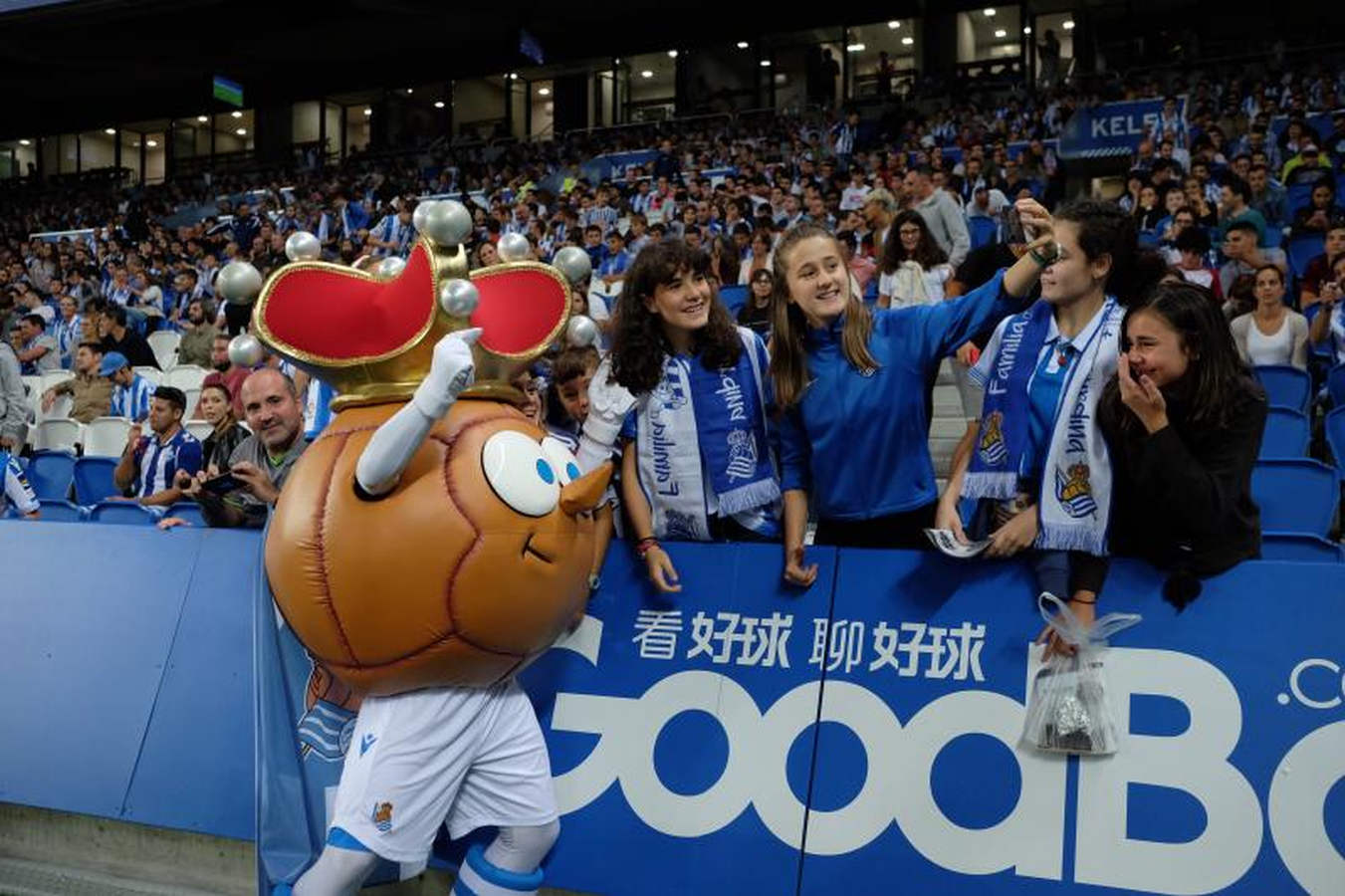 El Reale Arena es el escenario en el que se disputa el derbi vasco. 