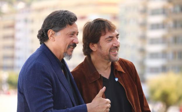 Galería. Carlos y Javier Bardem en el photocall de 'Sanctuary'