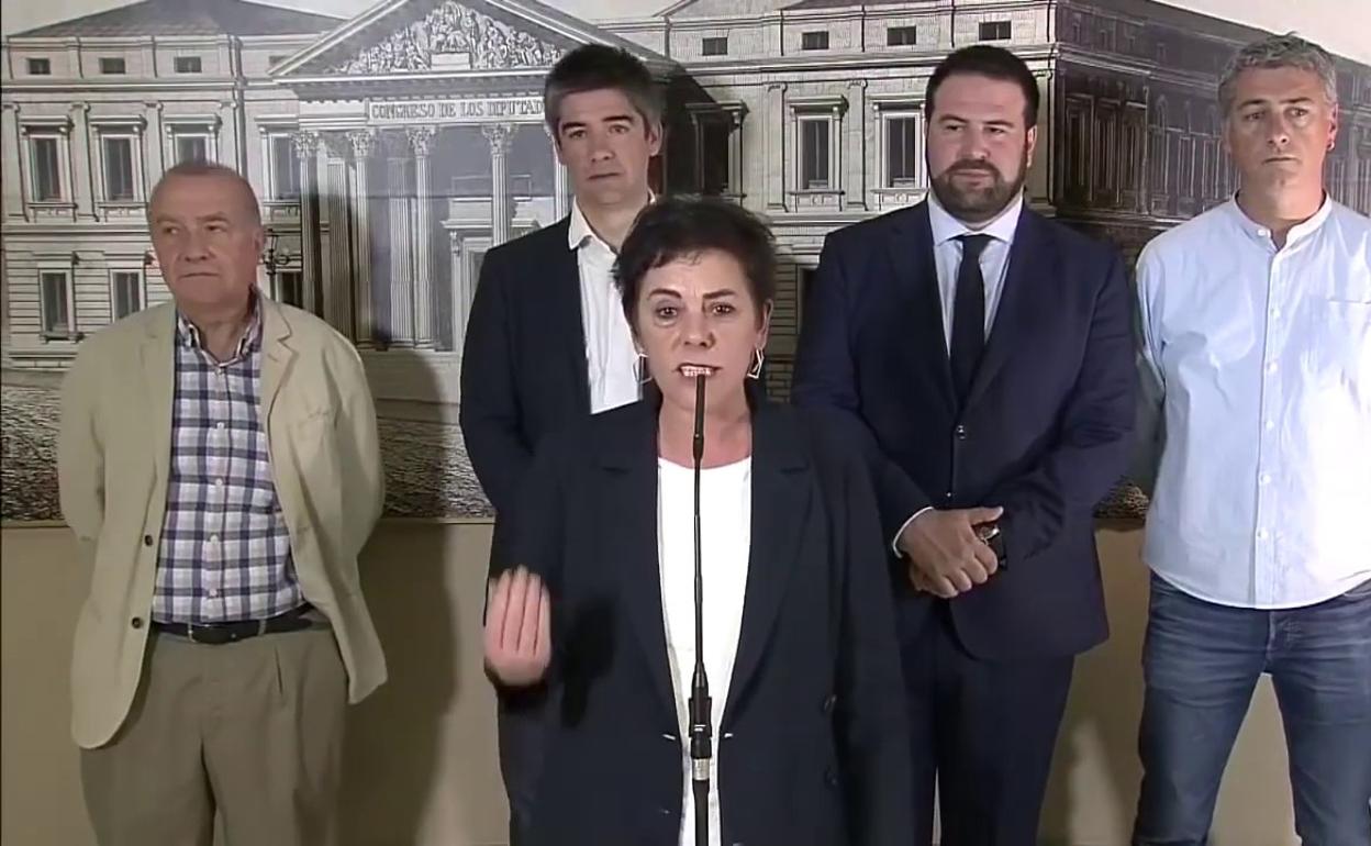 EH Bildu repetirá los candidatos al Congreso y el Senado de cara a las elecciones del 10-N