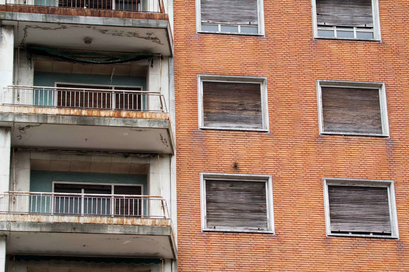 Viviendas con aspecto de estar vacías. 