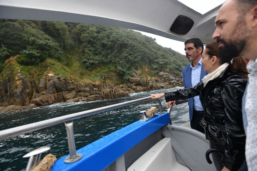 Fotos: Cristina Iglesias visita la isla San Clara