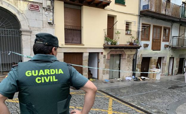 Imagen del lugar del incendio.