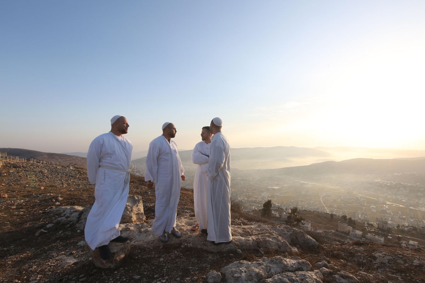 Fotos: Los samaritanos rezan en la montaña