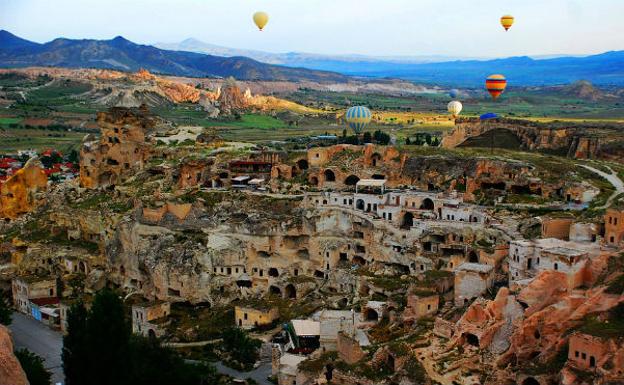 Imagen de la Capadocia. 