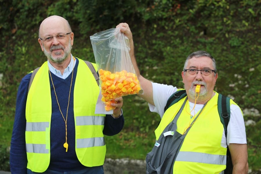 Fotos: Arranca en Donostia la manifestación de Gure Esku en favor de los condenados del procés