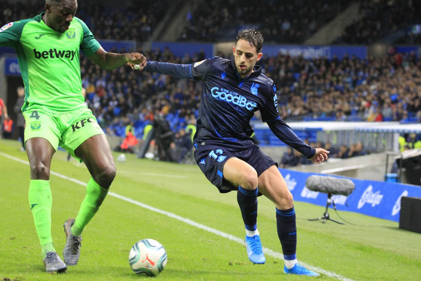 La Real Sociedad y el Leganés se miden en el Reale Arena. 