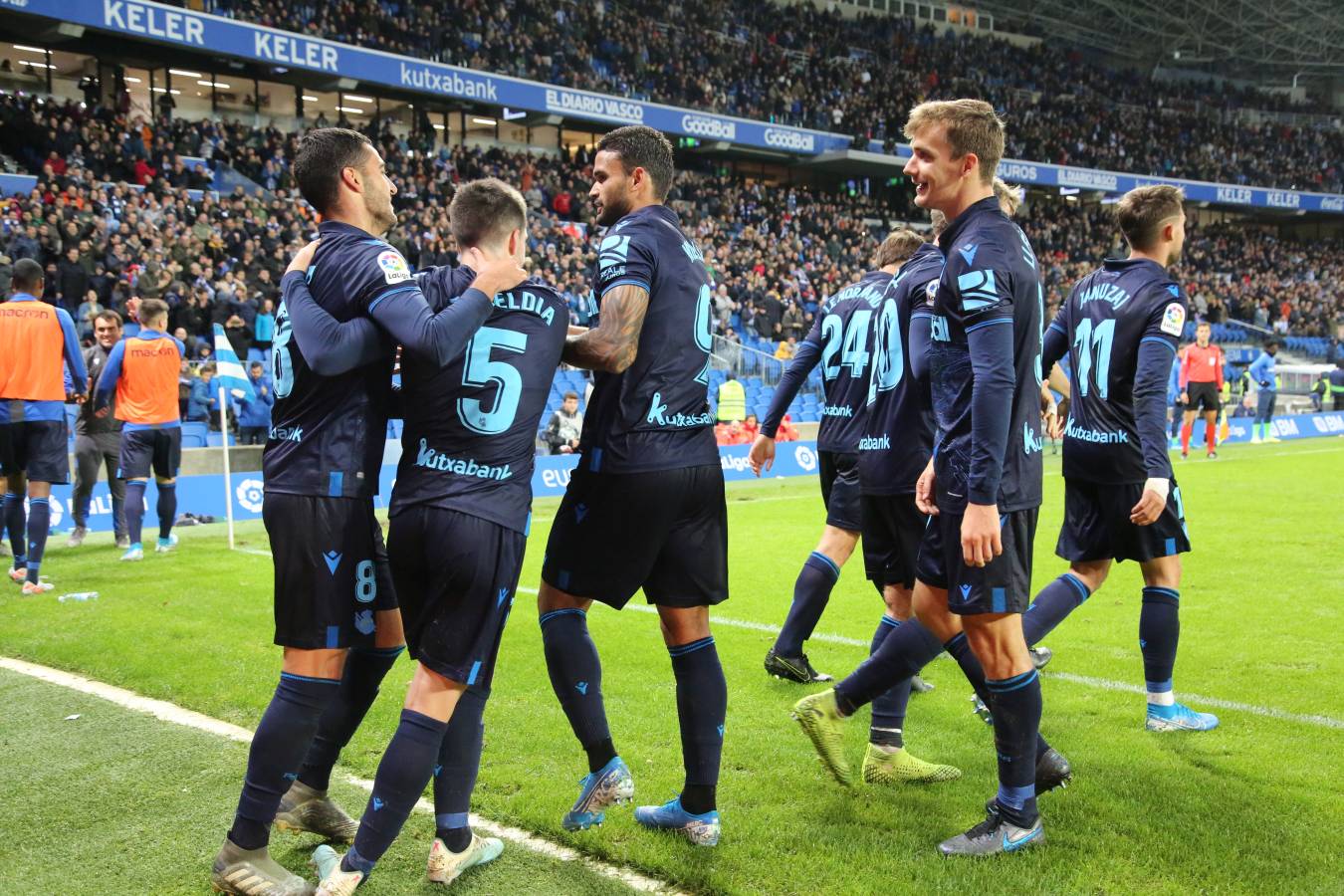 La Real Sociedad y el Leganés se miden en el Reale Arena. 