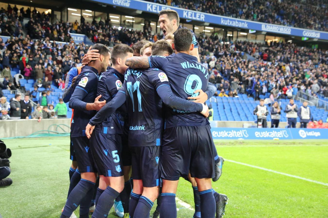 La Real Sociedad y el Leganés se miden en el Reale Arena. 
