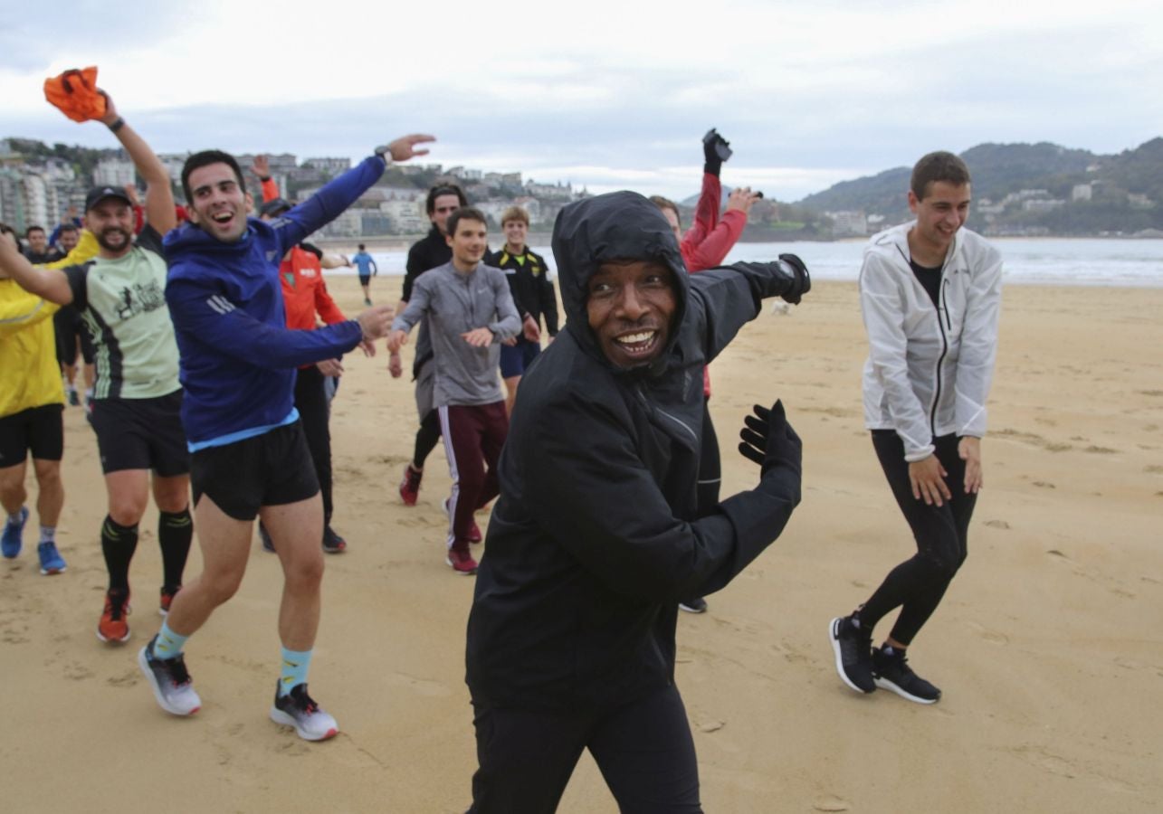 Fotos: Las imágenes del entrenamiento con Gebrselassie