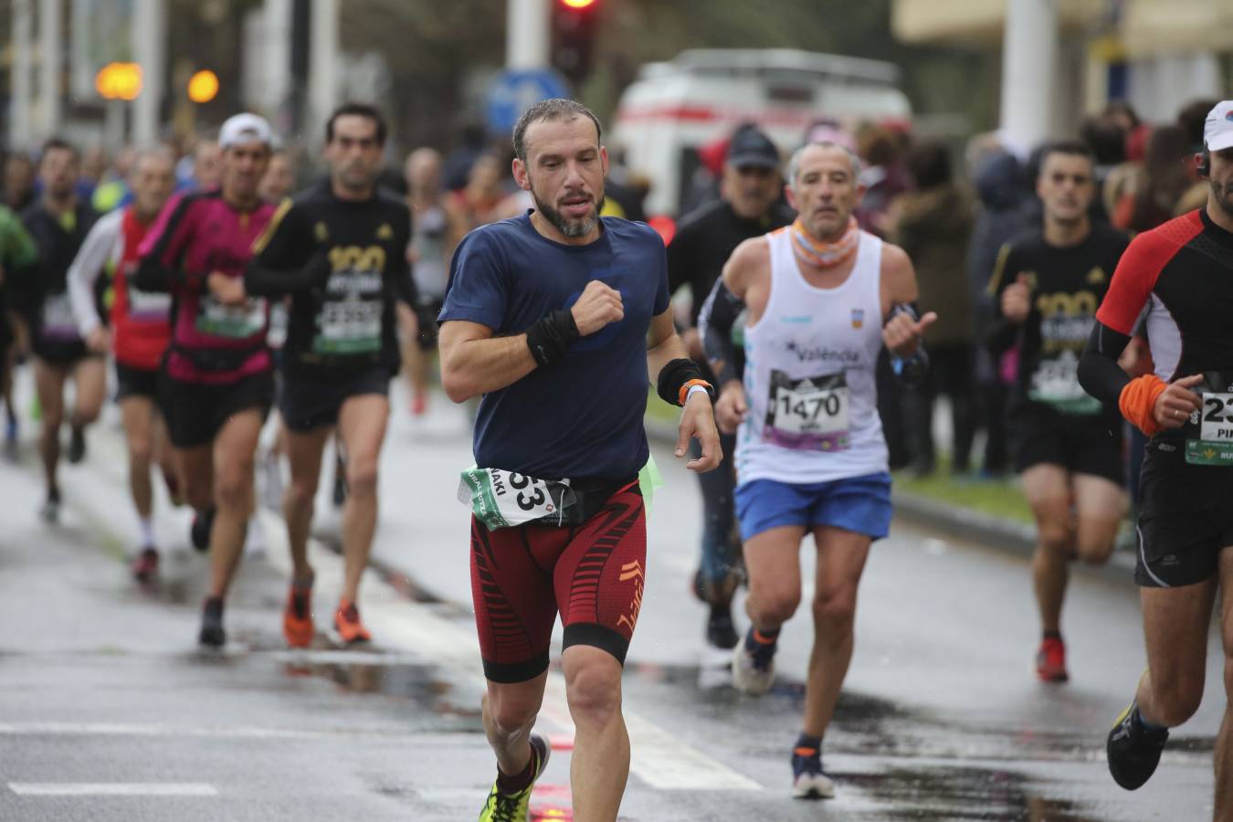 Fotos: Las llegadas a meta de los participantes en la Behobia - San Sebastián