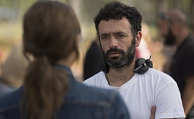 Sorogoyen, durante el rodaje.