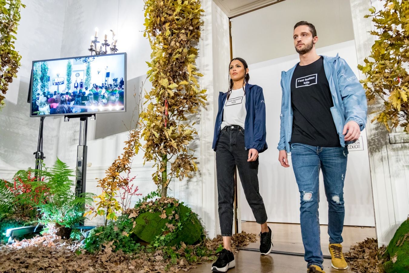 El desfile que tuvo lugar en el Palacio de Miramar abre la Semana de Prevención de Residuos de Gipuzkoa.