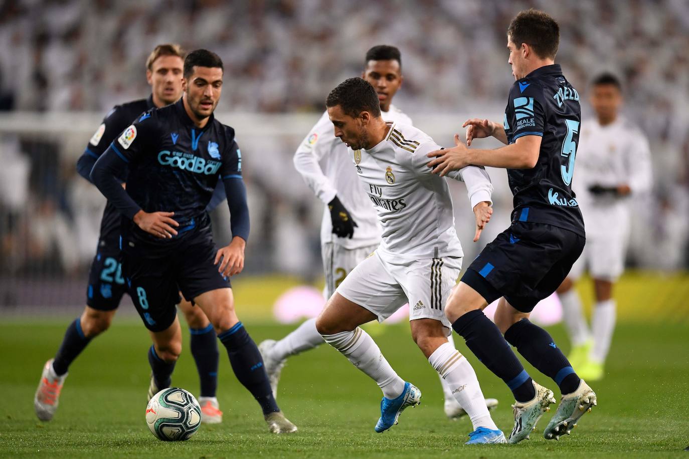 Las imágenes más destacadas del Real Madrid - Real Sociedad en el Bernabéu. 