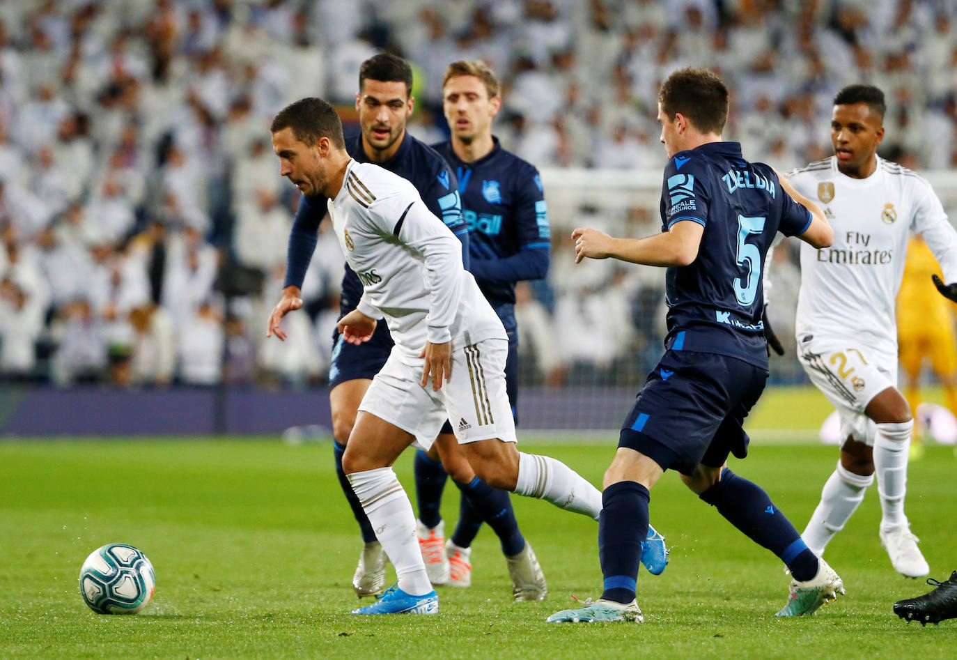 Las imágenes más destacadas del Real Madrid - Real Sociedad en el Bernabéu. 