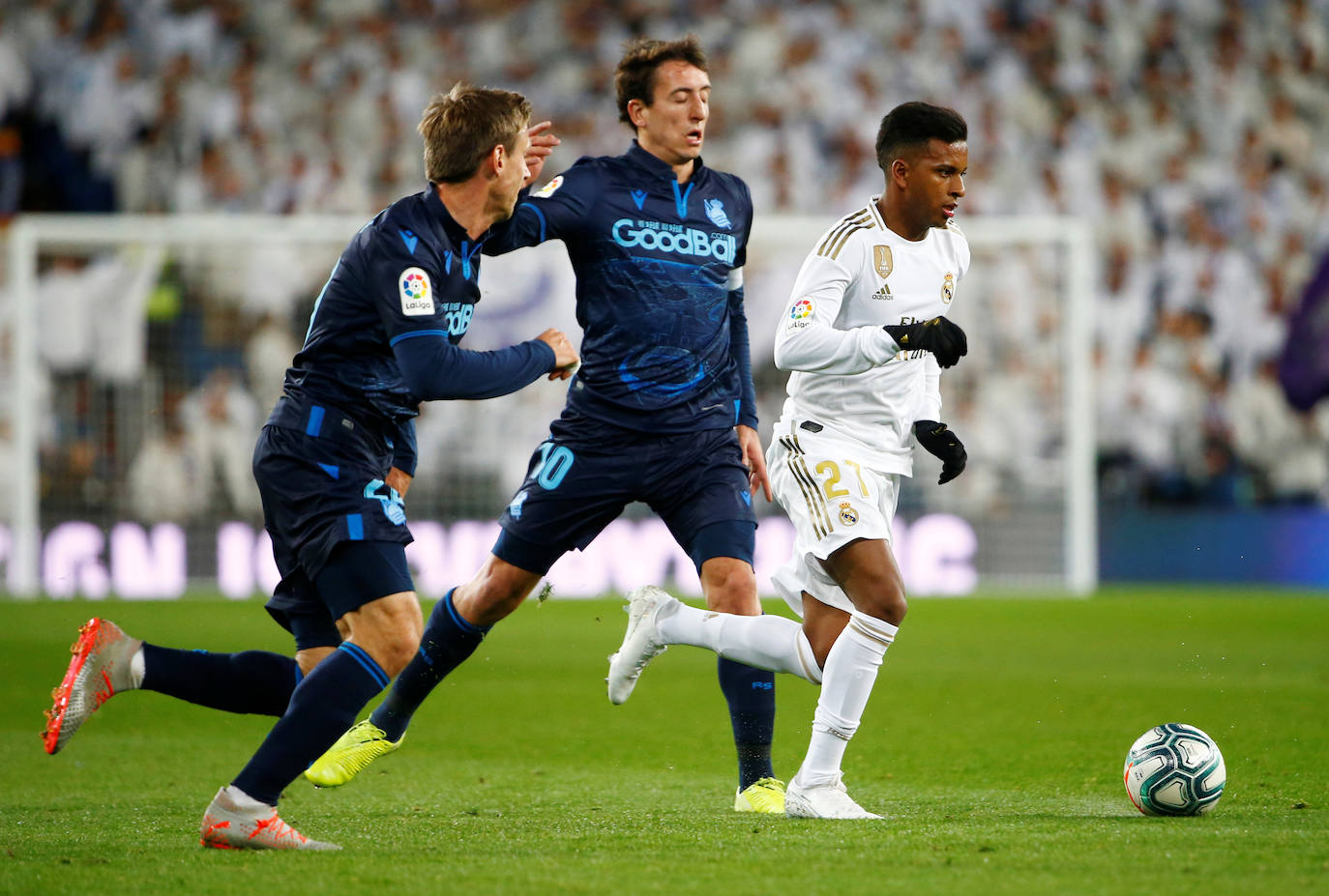 Las imágenes más destacadas del Real Madrid - Real Sociedad en el Bernabéu. 