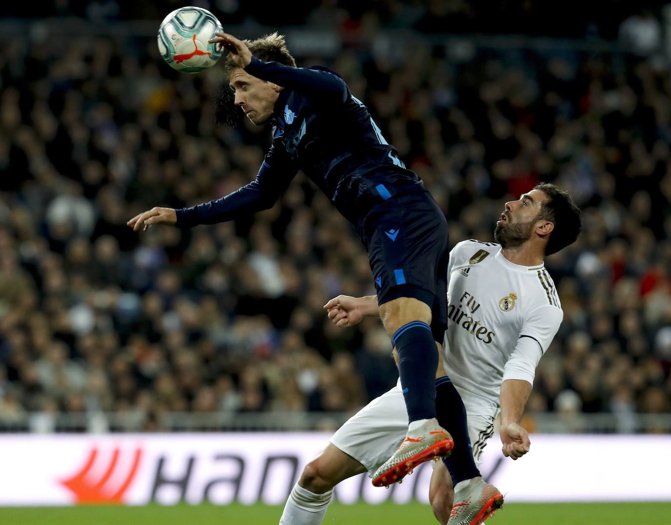 Las imágenes más destacadas del Real Madrid - Real Sociedad en el Bernabéu. 