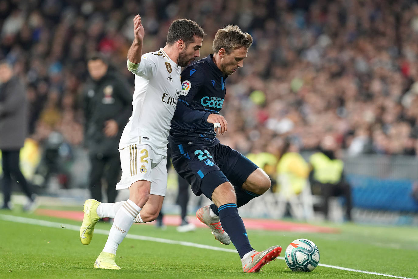 Las imágenes más destacadas del Real Madrid - Real Sociedad en el Bernabéu. 