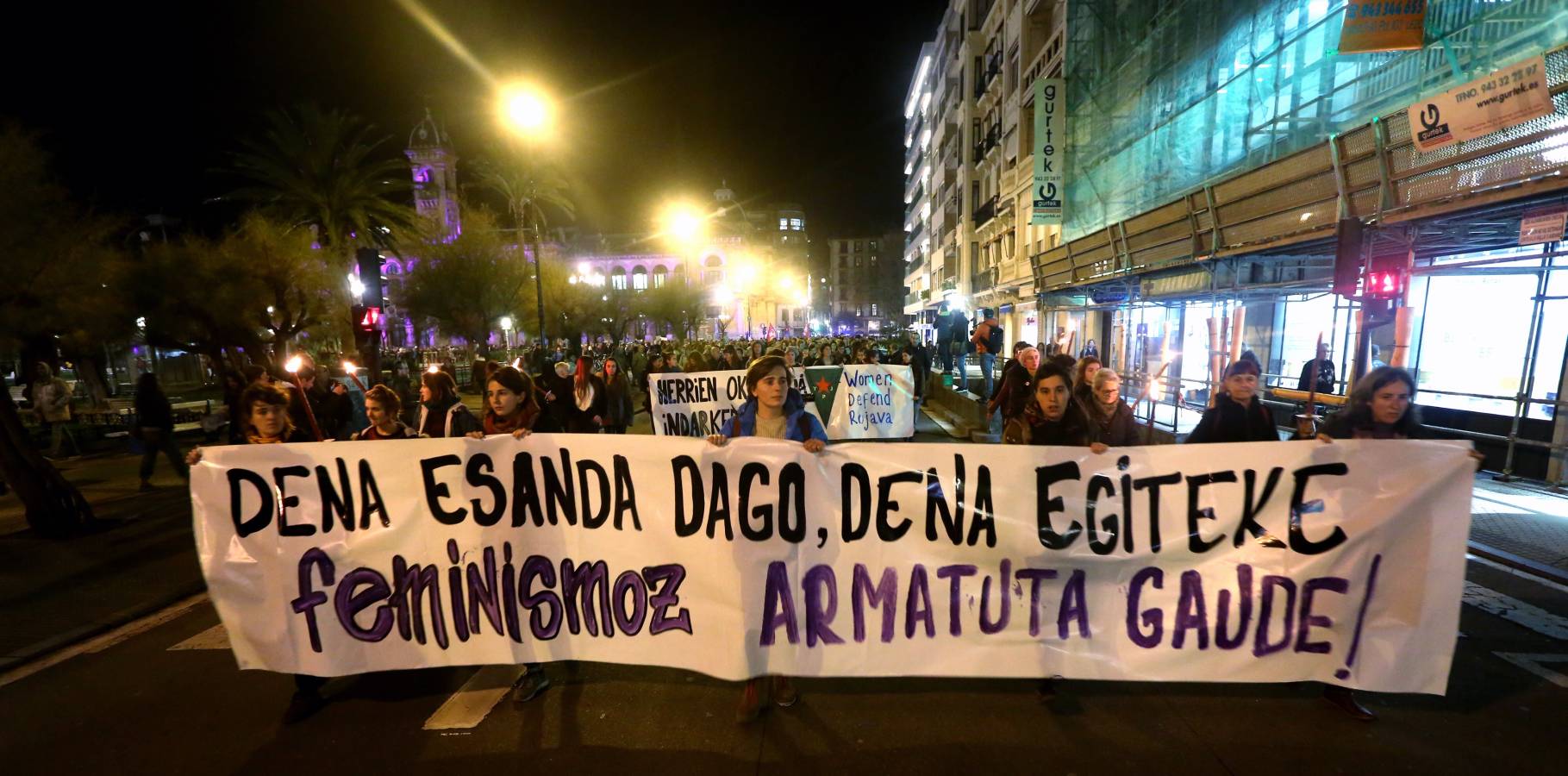 En el día Internacional para Eliminar la Violencia contra las Mujeres, Gipuzkoa clama por una sociedad sin violencia ni discriminación contra las mujeres.