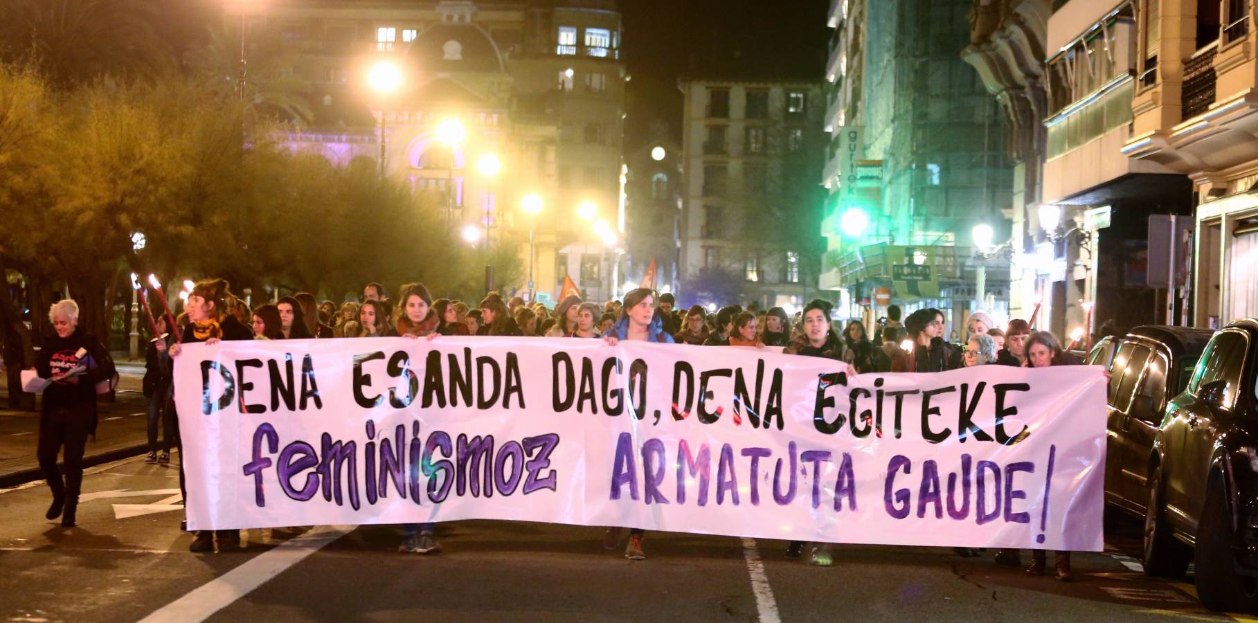 En el día Internacional para Eliminar la Violencia contra las Mujeres, Gipuzkoa clama por una sociedad sin violencia ni discriminación contra las mujeres.