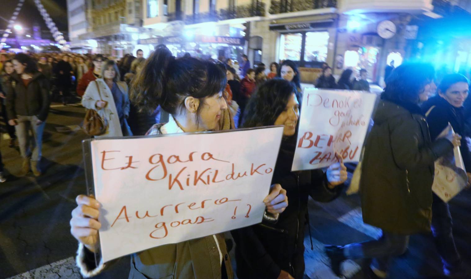 En el día Internacional para Eliminar la Violencia contra las Mujeres, Gipuzkoa clama por una sociedad sin violencia ni discriminación contra las mujeres.